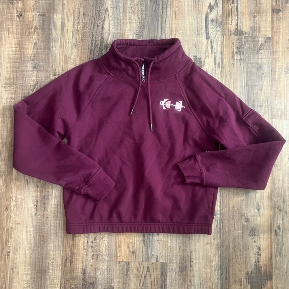 Champion Red Sweatshirt Top Performance Comfort - Picture 1 of 3